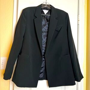 Bottega Veneta Black Open Front Blazer Size S
